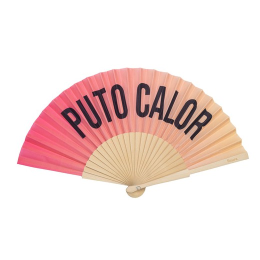 Abanico Puto Calor Degradado Sunset Fisura Ideal Regalo