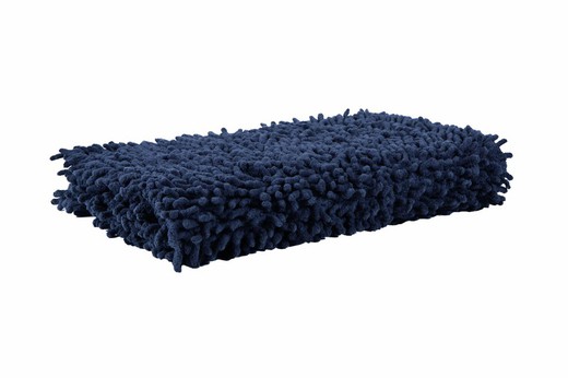 Alfombra baño en algodón azul con 1.000 gr./m2 fabricado en Portugal