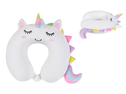 Almohada Para Cuello Viaje Unicornio Unicorn. Regalo Itotal