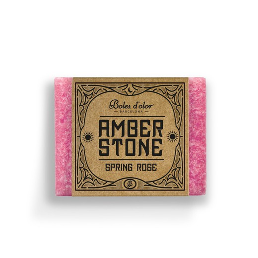 Amber Stone Spring Rose Cera Aromas Boles Olor