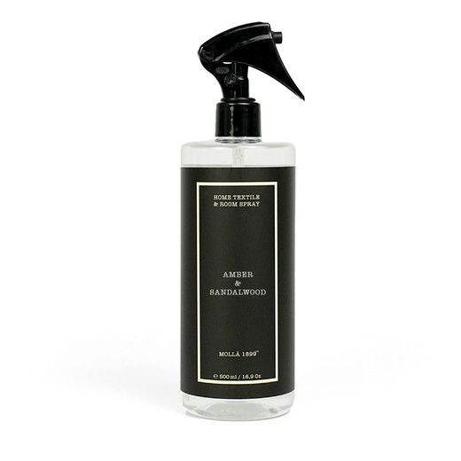 Ambientador Textil Amber & Sandalwood Cereria Mollá 500 ml