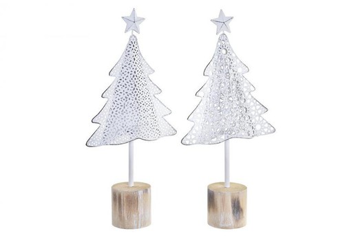 Arbol Metálico Navidad Blanco decoración de navidad para casa