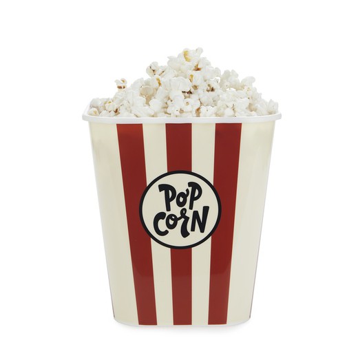 Bol palomitas Popcorn Retro Rojo 3 L Balvi Idea Regalo