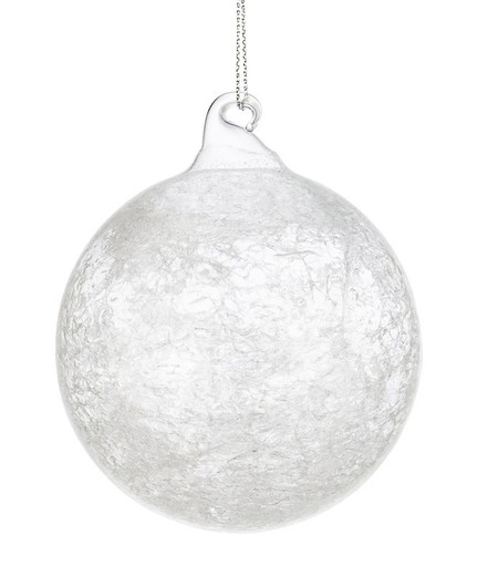 Bola cristal para arbol de navidad transparente decoración de navidad para casa