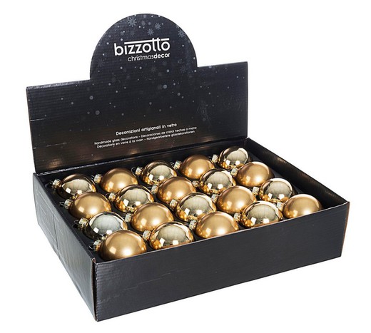 Bola de Navidad Cristal Arbol Color Oro Diam 60 cms Bizzotto