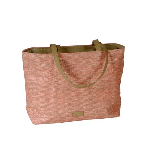 Bolso Espiga Horizontal Coral Maluca