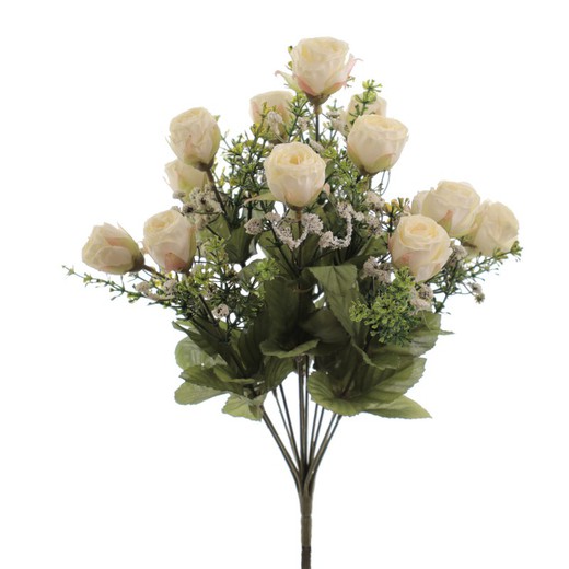 Boquet Rosa Dry Blancas Planta Artificial Zaraplant