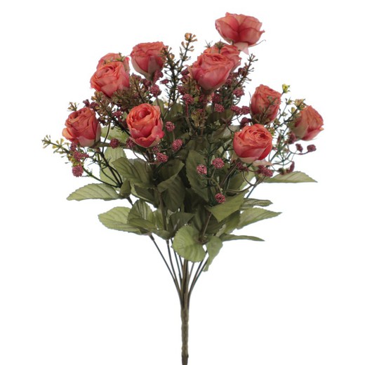 Boquet Rosa Dry Rosa Planta Artificial Zaraplant