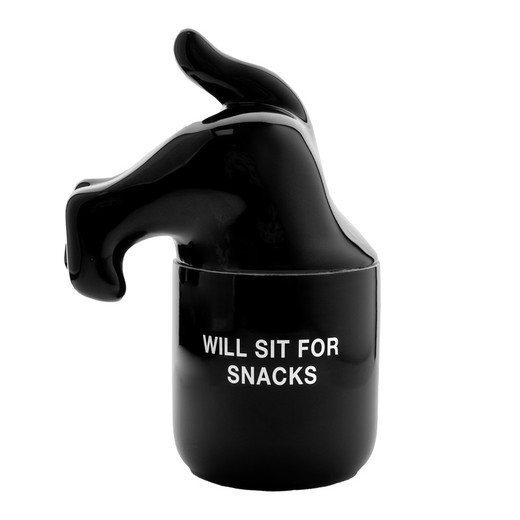 Bote para Premios Perros y Gatos Will Sit for Snacks Fisura Regalo