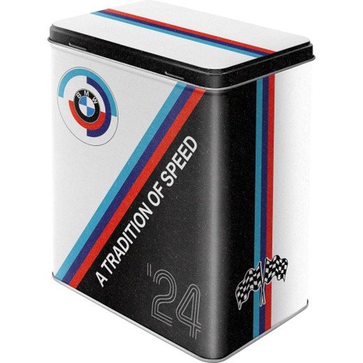 Caja Metal L BMW A tradition of speed Retro Vintage