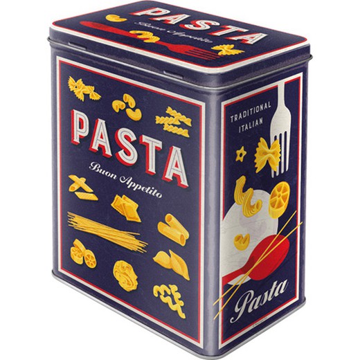 Caja Metal L Pasta Variety Retro Vintage