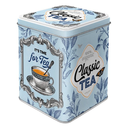 Caja Metal Té Home & Country Classic Tea Retro Vintage