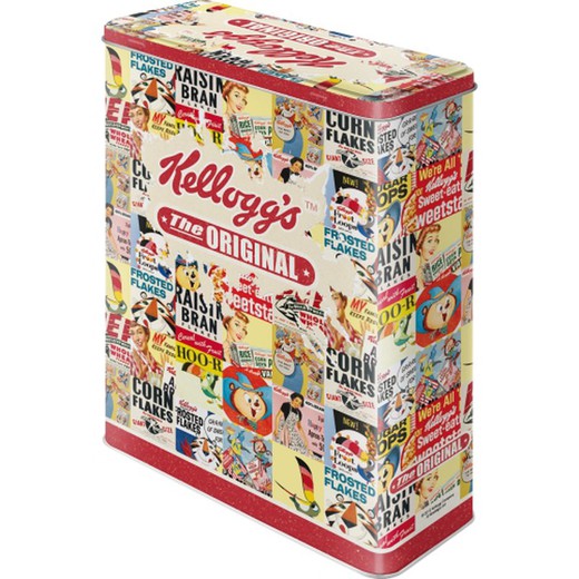 Caja Metal XL Kellogg's Kellogg's The Original Collage Retro Vintage