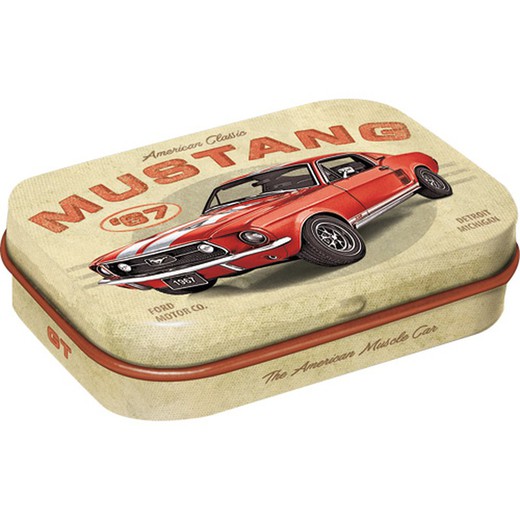 Caja Metálica Caramelos Ford Mustang - GT 1967 Nostalgic Art