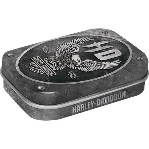 Caja Metálica Caramelos Harley Davidson - Metal Nostalgic Art