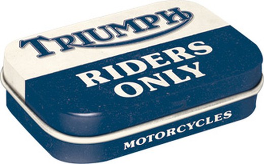 Caja Metálica Caramelos Triumph - Riders only Nostalgic Art