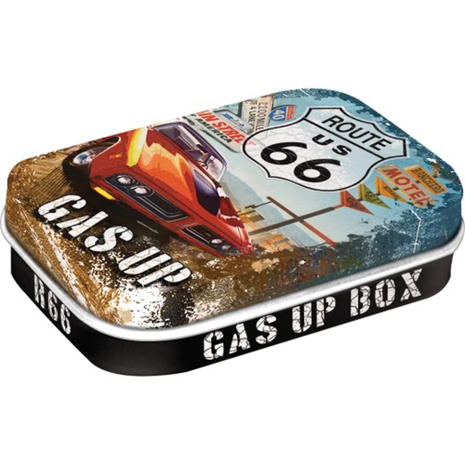 Caja Metálica Caramelos US Highways Route 66 Nostalgic Art