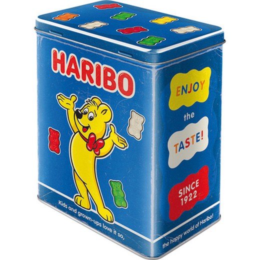 Caja Metálica Vintage Haribo Nostalgic Art 10x14x20 cms