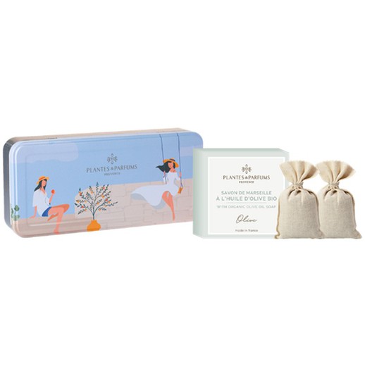 Caja Regalo Provenza Sur Les Marches (2 Sachet + Jabon) Plantes & Parfums