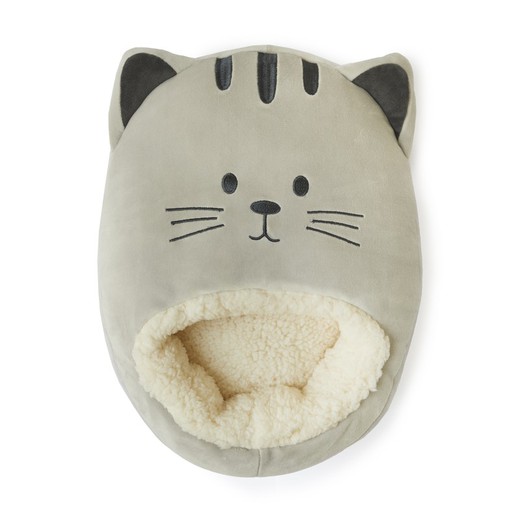 Calienta pies Kitty gris Balvi Idea Regalo