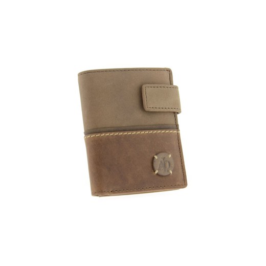 Cartera Hombre Monedero Marrón 100% Piel Adapell Mod Rancho