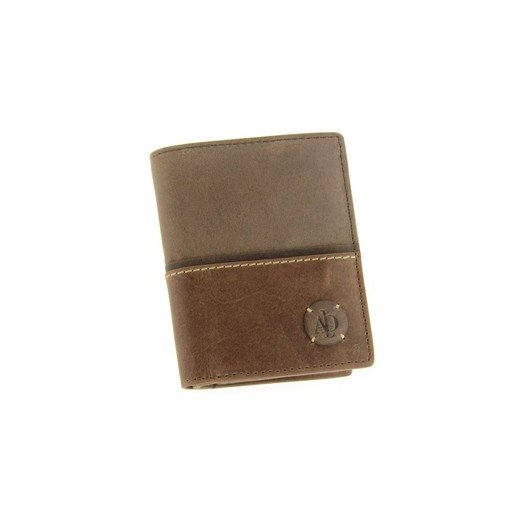 Cartera Hombre Tarjetero Marrón 100% Piel Adapell Mod Rancho