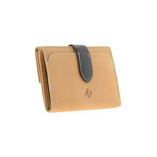 Cartera Rfid Cuero 100% Piel Adapell Pocket