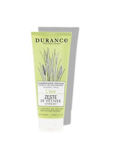 Champú+Gel de ducha corteza de Vetiver al extracto de Vetiver 200 mL Durance L'Òme