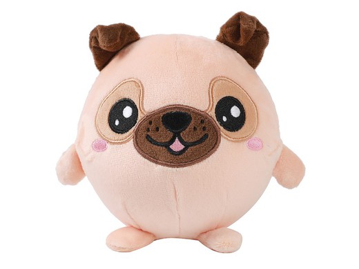 Cojín Squishy Pug 13 Cms Diámetro Regalo Itotal