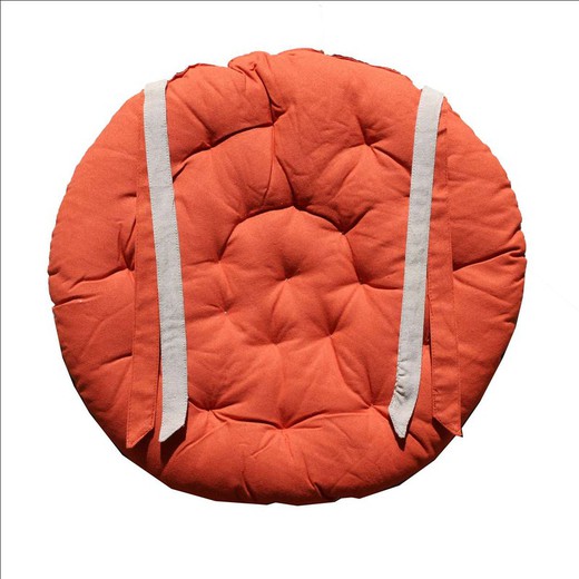 Cojín Silla Redondo Naranja 40 cms diam