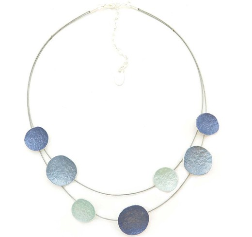 Collar Jill Diseño Tropicart Azul