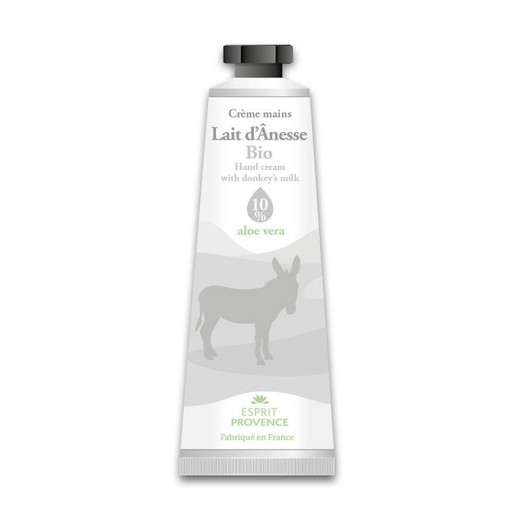 Crema de Manos Leche Burra 10% 30 ml Aloe Vera Esprit Provence