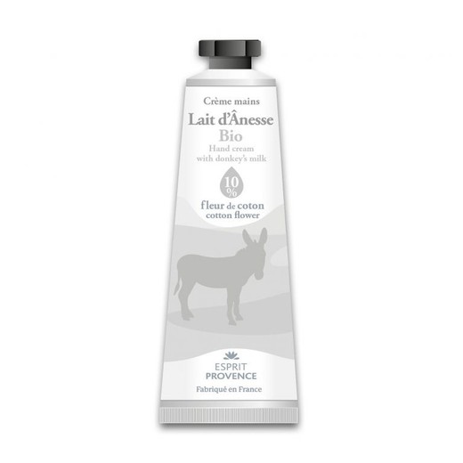 Crema de Manos Leche Burra 10% 30 ml Flor Algodón Esprit Provence