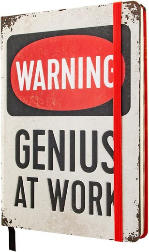 Cuaderno Libreta A5 Genius At Work Retro Vintage