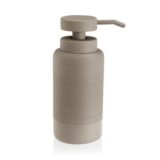 Dispensador dosificador baño rayas beige