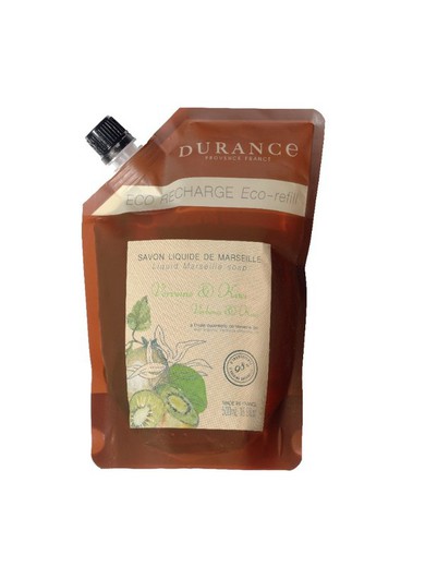 Eco-recarga jabón de Marsella líquido Verbena y Kiwi 500 mL Durance