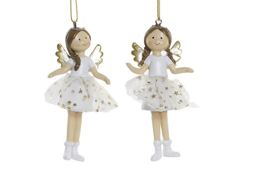 Figura angel arbol navidad chic decoración de navidad para casa