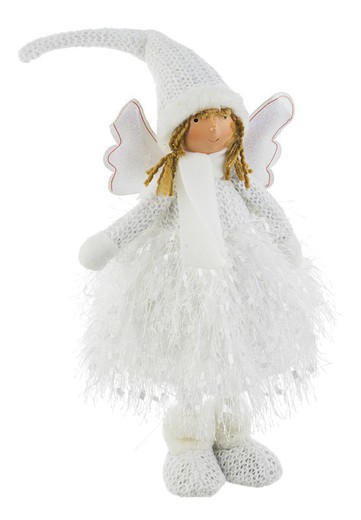 Figura de angel con led decoración de navidad para casa