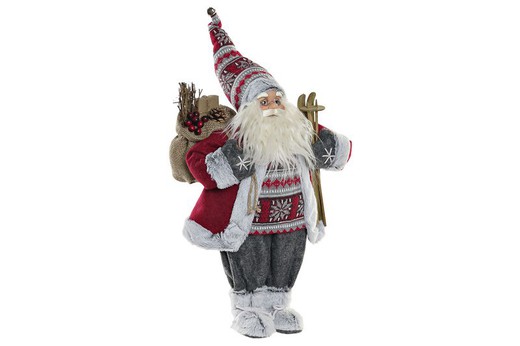 Figura papa noel navidad tradicional 45 cms altura decoración de navidad para casa