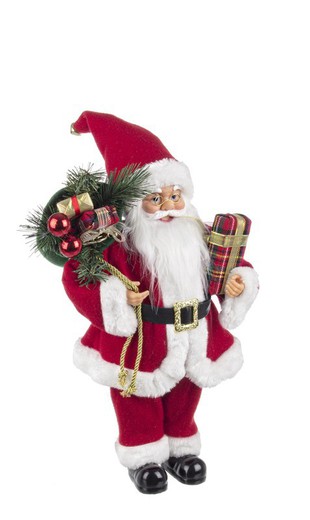 Figura papa noel navidad tradicional mediano decoración de navidad para casa