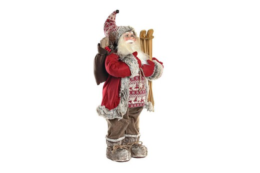 Figura Papá Noel Rojo 45x34x83