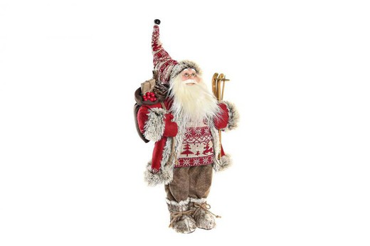 Figura Papa Noel Rojo Tradicional decoración de navidad para casa