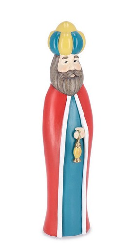 Figura Reyes Magos Rojo y Azul 30 cms Bizzotto