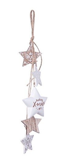 Guirnalda navidad estrellas 40 cms decoración de navidad para casa