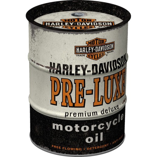 Hucha Metal Barril Harley Davidson Premium deluxe Retro Vintage