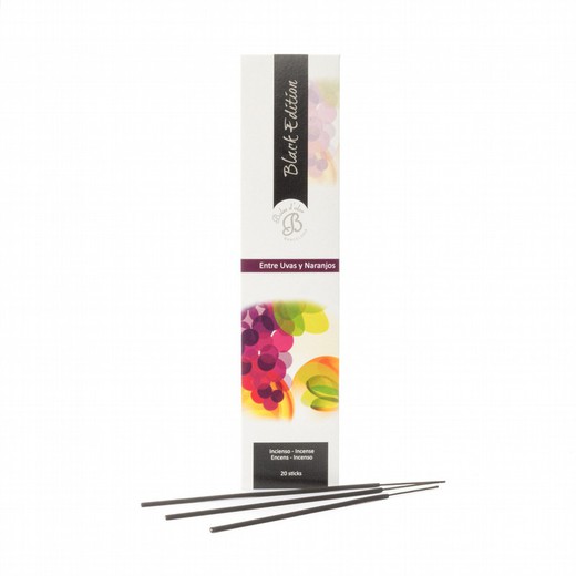 Incienso Entre Uvas y Naranjos Boles Olor Black Edition 20 Sticks