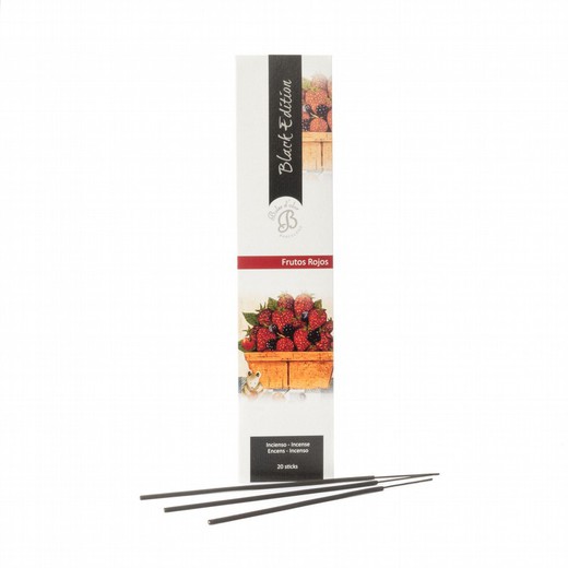 Incienso Frutos Rojos Boles Olor Black Edition 20 Sticks