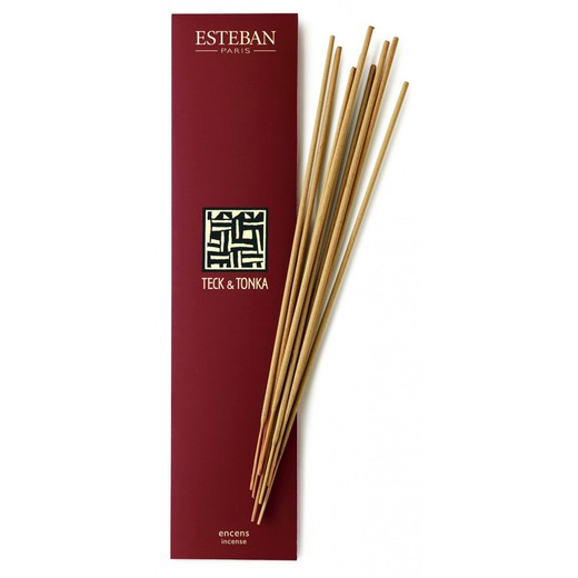 Incienso Teck & Tonka Esteban Paris 20 Sticks