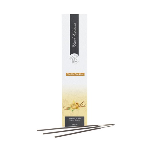 Incienso Vanilla Cookies Boles Olor Black Edition 20 Sticks