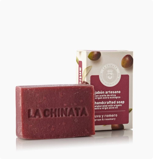 Jabón Artesano Antioxidante Uva Romero 100 grs La Chinata